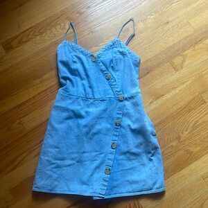 Aeropostale gene dress V-neck buttons large